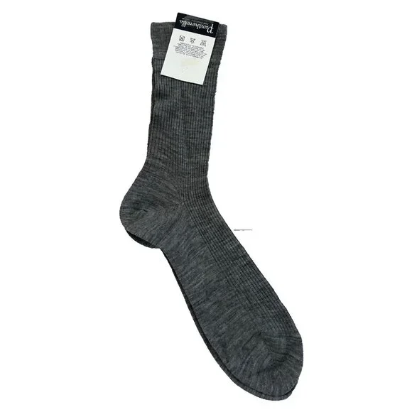 Pantherella Long Rib Socks Grey - Picture 3 of 3